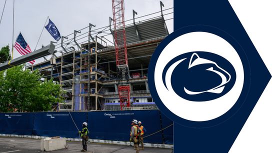 'Topping Out' stadium ceremony taken in University Park, Pa. (Penn State)